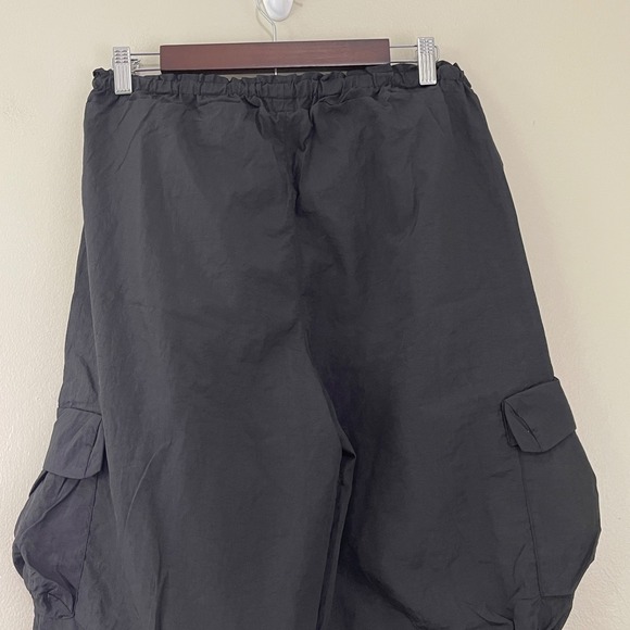 NWT HALARA Pants Womens Medium Black Baggy Drawstring‎ Cargo Joggers Pockets - Picture 5 of 12